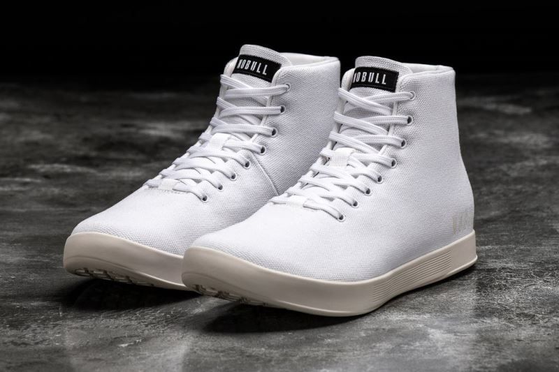 White Nobull High-Top Canvas | 73652-DYUA