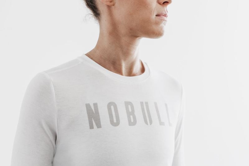 White Nobull Long Sleeve | 62453-RSLV