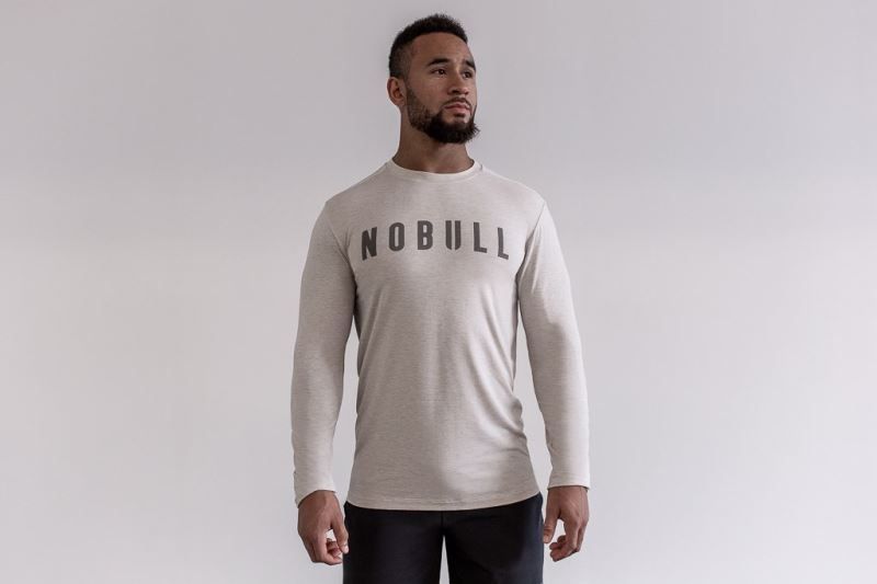 White Nobull Long Sleeve | 62790-XDAI